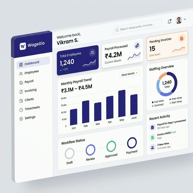 WageXio Dashboard
